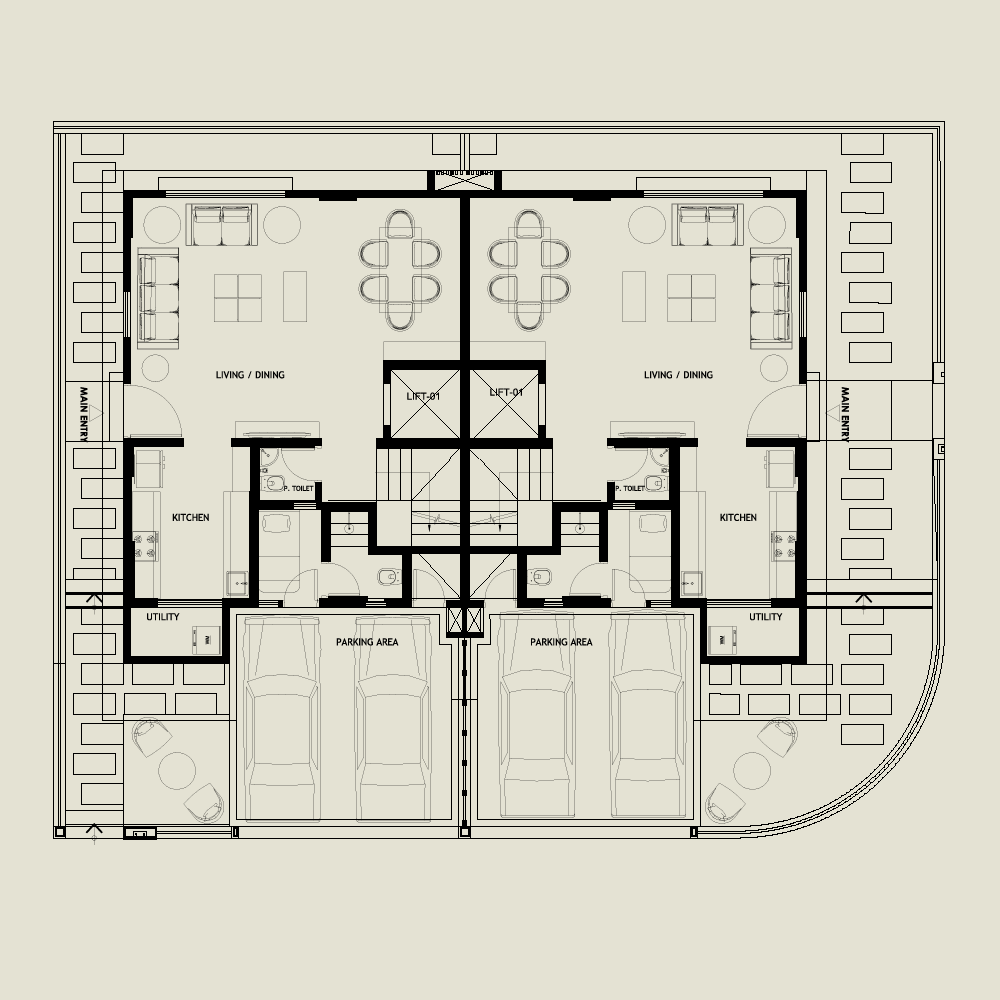4 BHK Twin Villas
